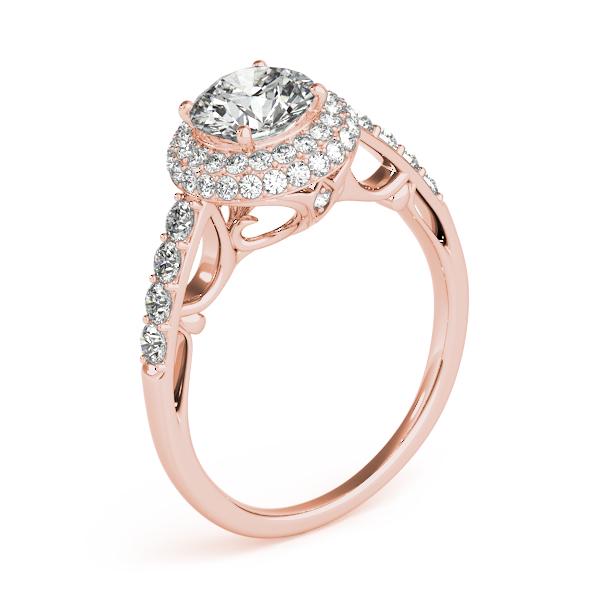 Certified 2.5 CTW Diamond Engagement Ring 18K Rose Gold (1 of 2)