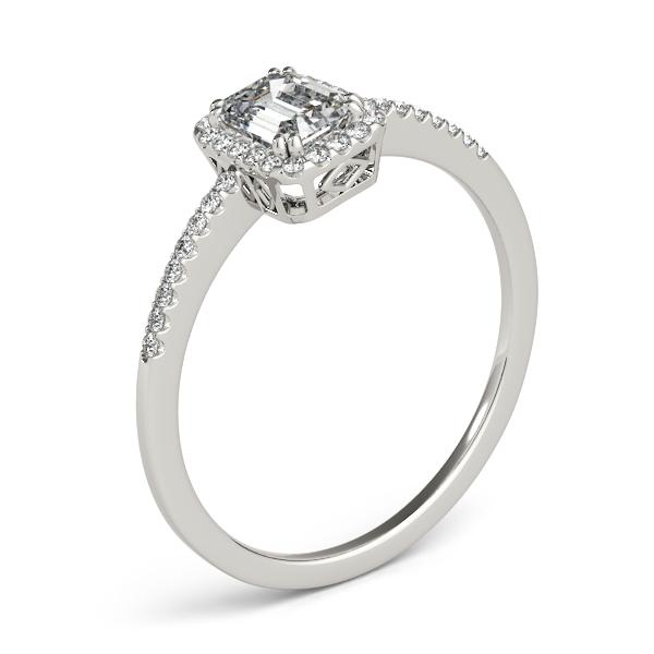 Certified 1.9 CTW Diamond Engagement Ring 18K White Gold (1 of 2)