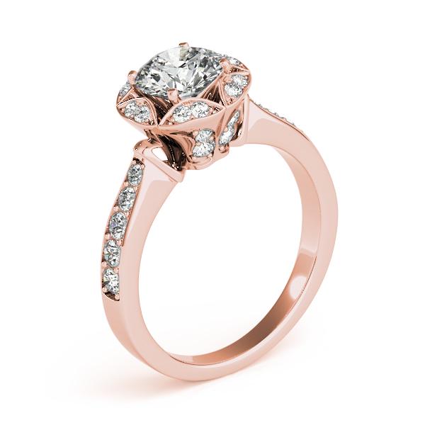 Certified 2.38 CTW Diamond Engagement Ring 18K Rose Gold (1 of 2)