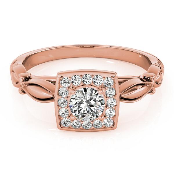 Certified 2.16 CTW Diamond Engagement Ring 18K Rose Gold (1 of 2)