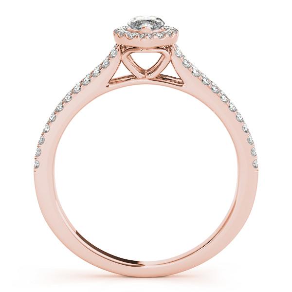Certified 2.03 CTW Diamond Engagement Ring SET 18K Rose Gold (1 of 2)