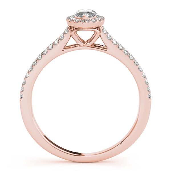 Certified 2.33 CTW Diamond Engagement Ring SET 18K Rose Gold (1 of 2)