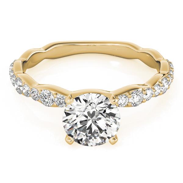 Certified 1.33 CTW Diamond Engagement Ring 18K Yellow Gold (1 of 2)