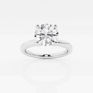 Certified 2 ctw Round Diamond Classic Solitaire Engagement Ring Platinum: Certified Lab Grown 2 ctw Round Diamond Classic Solitaire Engagement Ring Platinum Style: Solitaire Engagement Ring Total Carat Weight: 2 ctw Centerstone Carat Wt: 2.00 Centerstone Count: 1 Diamond Co