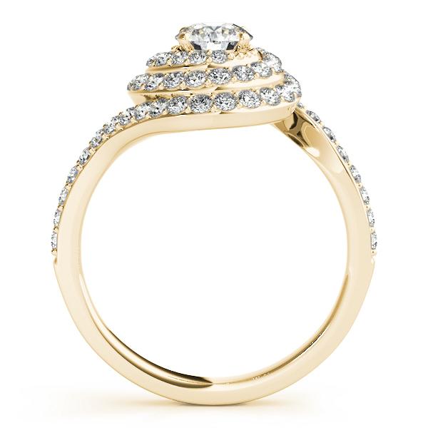 Certified 2.45 CTW Diamond Engagement Ring SET 18K Yellow Gold (1 of 1)
