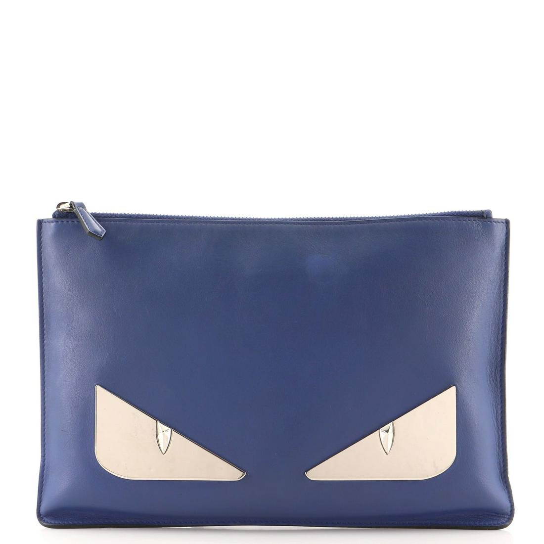 Fendi Monster Pouch Leather Medium (1 of 7)