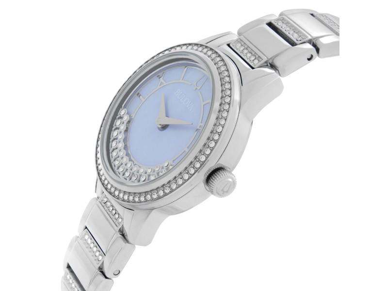 Bulova TurnStyle Steel Swarovski Crystals MOP Dial Quartz Ladies Watch: Bulova TurnStyle Steel Swarovski Crystals MOP Dial Quartz Ladies Watch Product Code: 133899472705-E Condition: Never Worn Model: Bulova TurnStyle Item Specifics:Band Color: SteelBand Material: Stainle