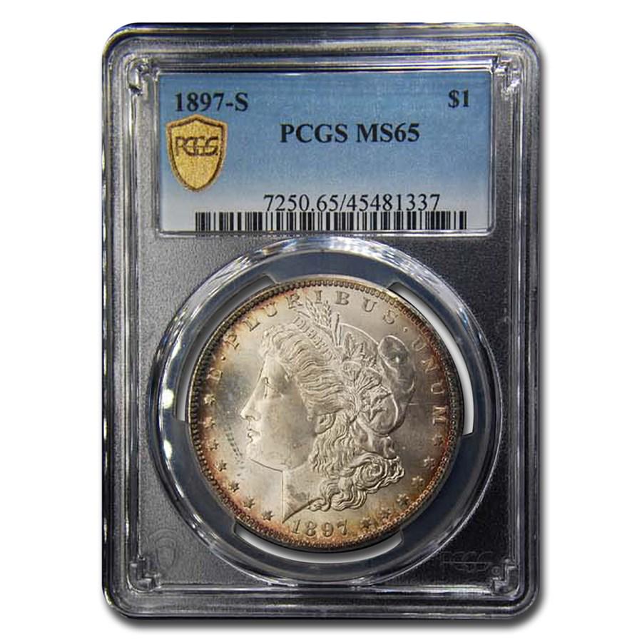 1897-S Morgan Dollar MS-65 PCGS (1 of 3)