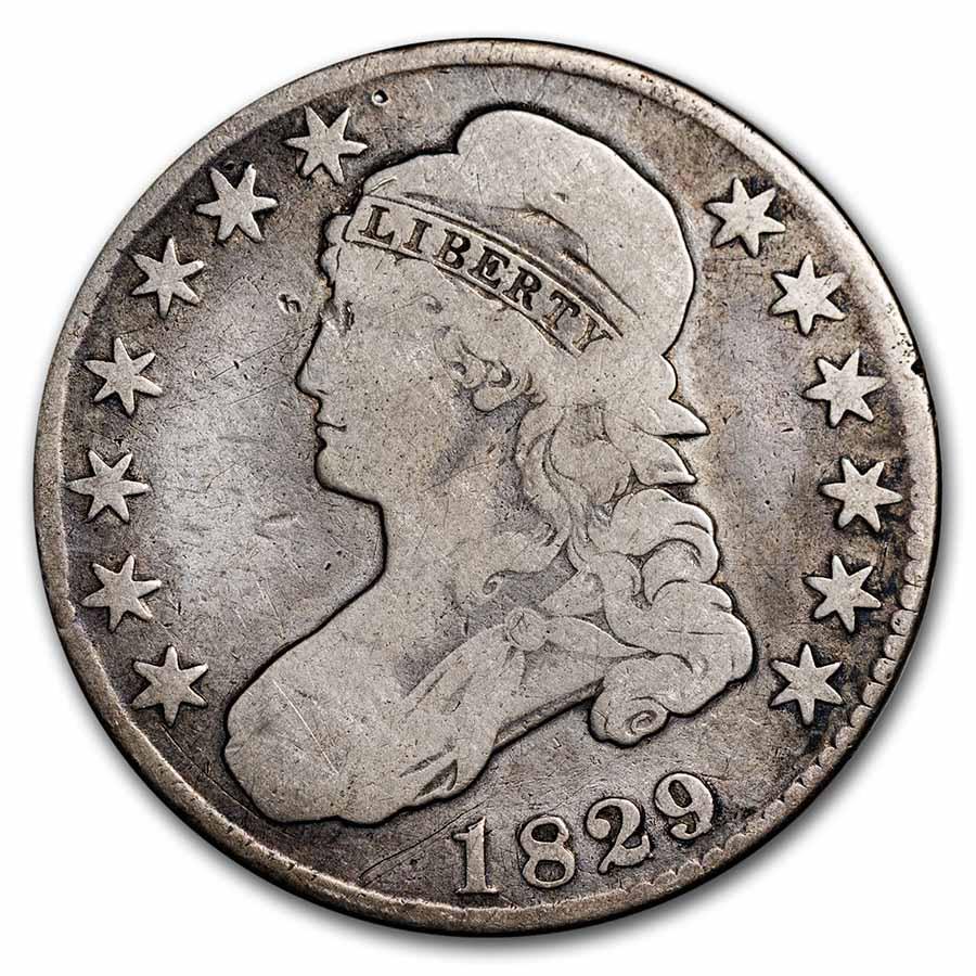 1829/7 Bust Half Dollar Fine (1 of 2)