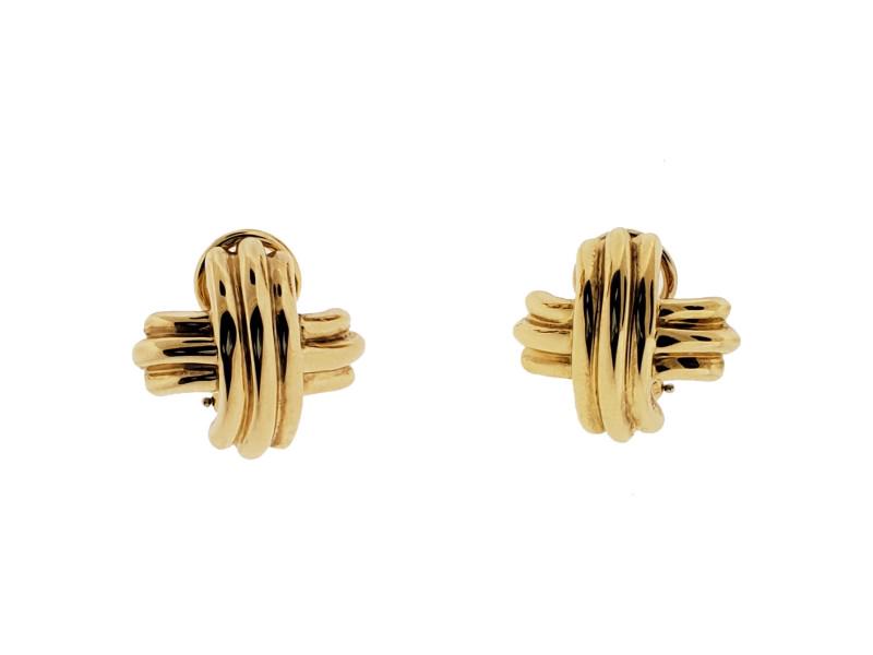 Tiffany & Co Signature X Earrings In 18k Yellow Gold: Tiffany & Co Signature X Earrings In 18k Yellow Gold Product Code: 333716319790-E Brand: Stephen Webster Condition: Pre-Owned Metal: Yellow Gold Model: 333716319790-E Item Specifics:Base Metal: Ye