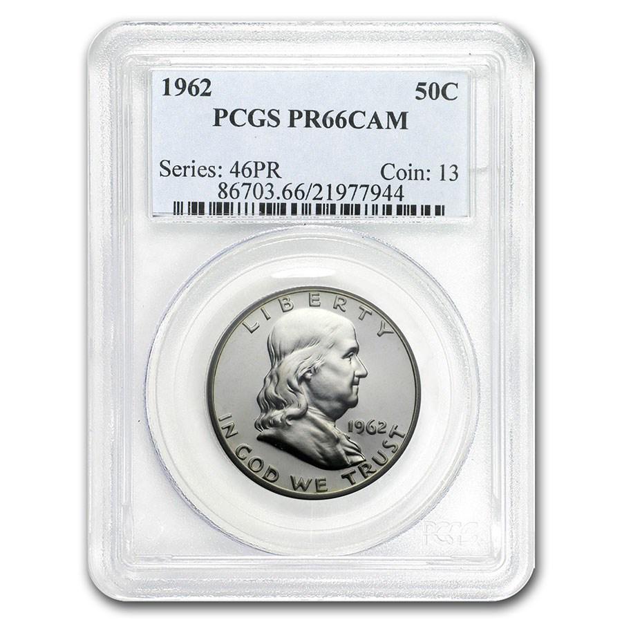 1962 Franklin Half Dollar PR-66 PCGS (1 of 3)
