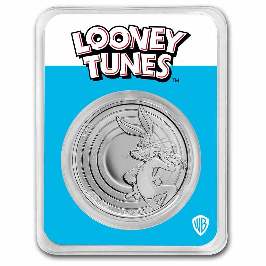 2022 Samoa 1 oz Silver Looney Tunes Bugs Bunny (with TEP) (1 of 4)