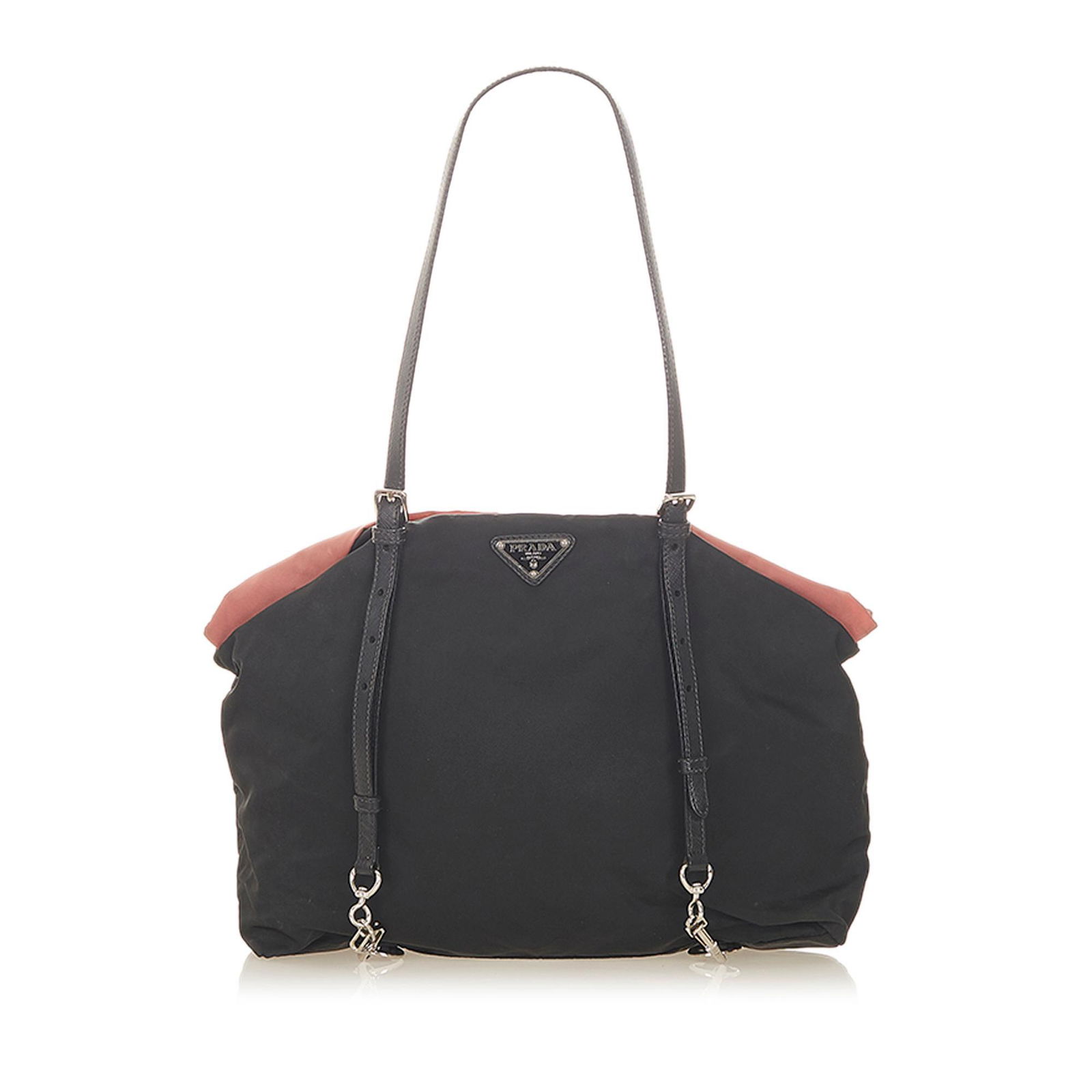 Prada Tessuto Shoulder Bag: Prada Tessuto Shoulder Bag Founded by Mario Prada in 1913, the Italian fashion label of Prada is renowned for its original, yet practical designs. Each piece of the collection is meticulously crafted