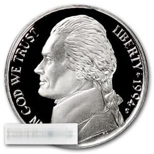 1994-S Jefferson Nickel 40-Coin Roll Proof (1 of 1)