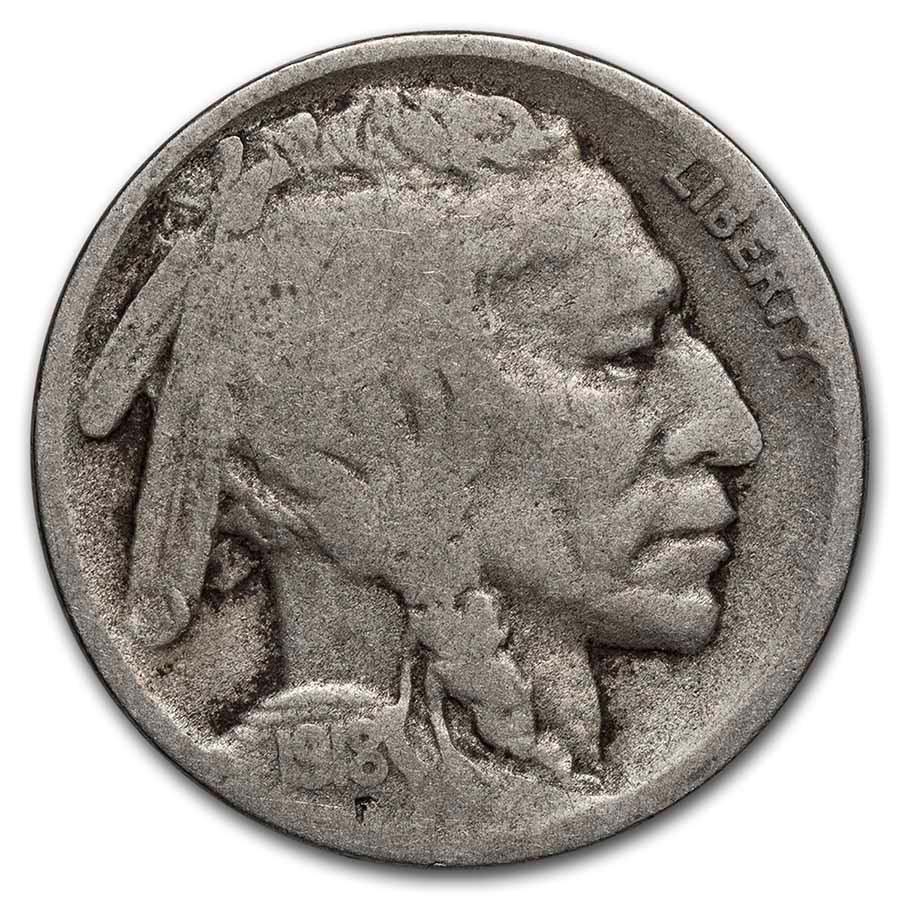 1918-D Buffalo Nickel Good (1 of 2)
