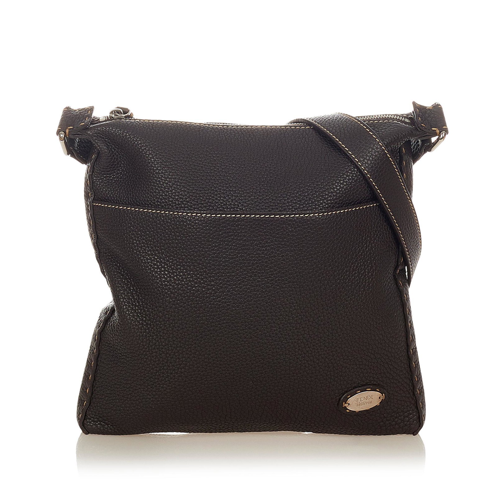 Fendi Selleria Leather Crossbody Bag (1 of 8)