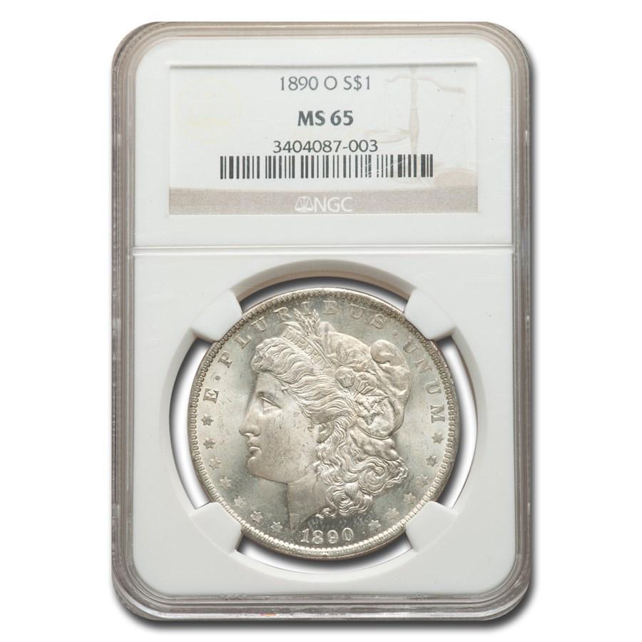 1890-O Morgan Dollar MS-65 NGC (1 of 3)