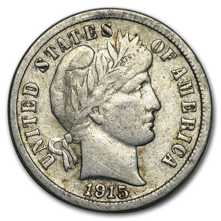 1915-S Barber Dime Fine (1 of 2)