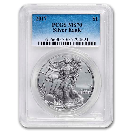 2017 American Silver Eagle MS-70 PCGS (1 of 3)