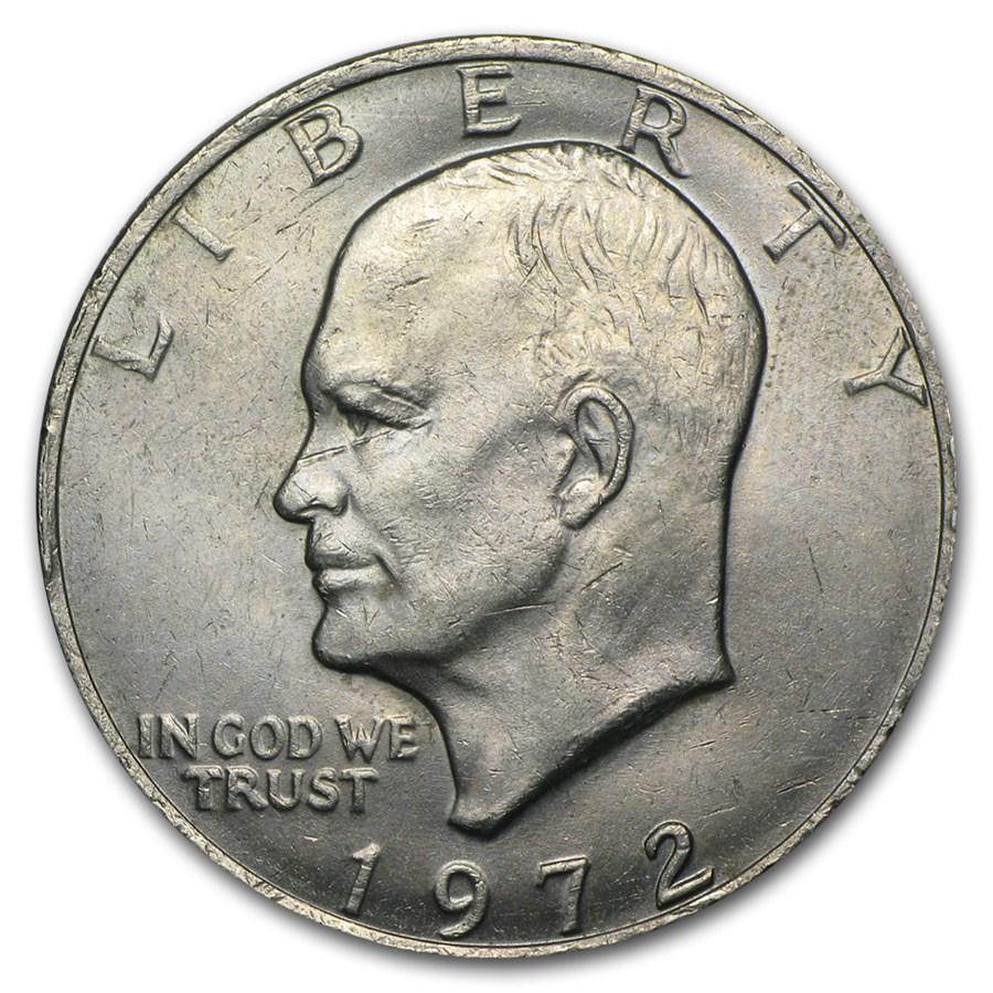 1972 Clad Eisenhower Dollar BU (1 of 2)