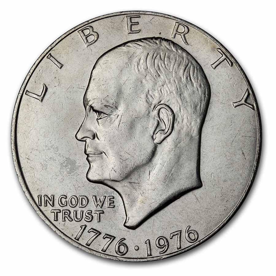 1976 Clad Eisenhower Dollar BU (Type-1) (1 of 2)