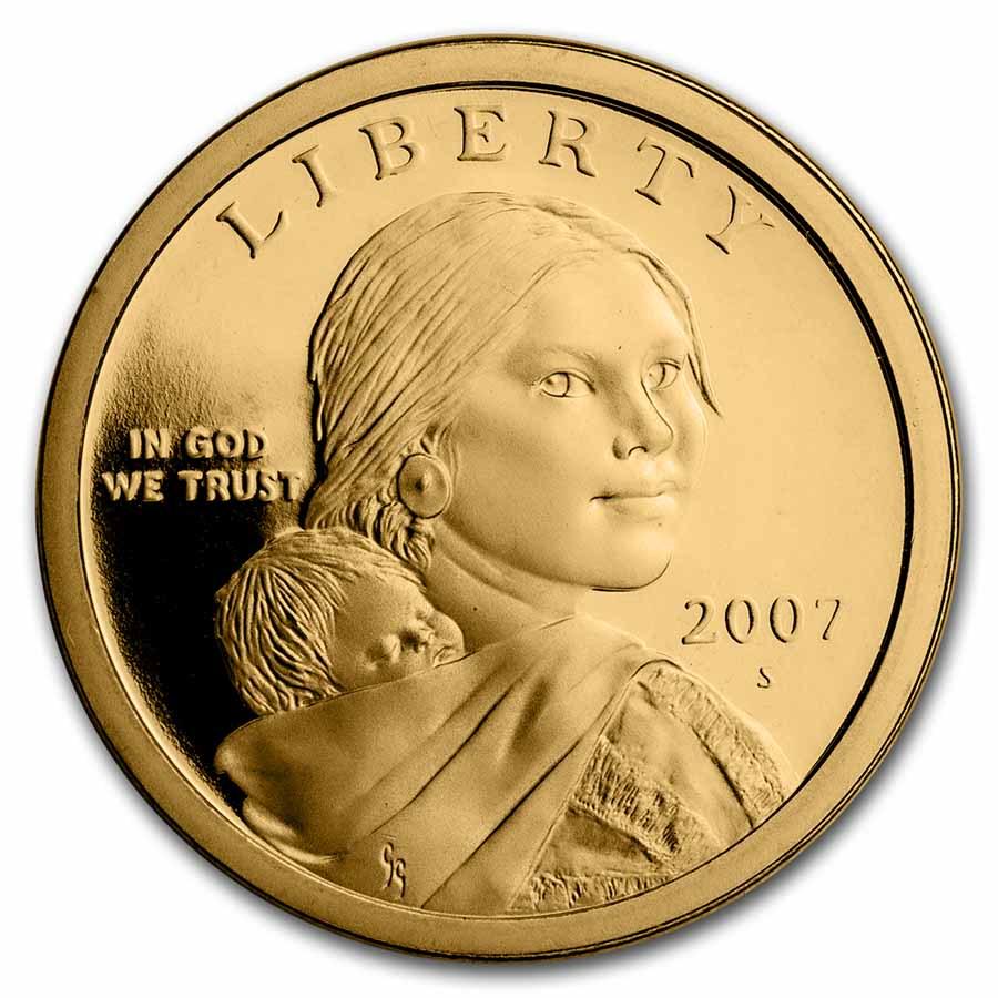2007-S Sacagawea Dollar 20-Coin Roll Proof (1 of 1)