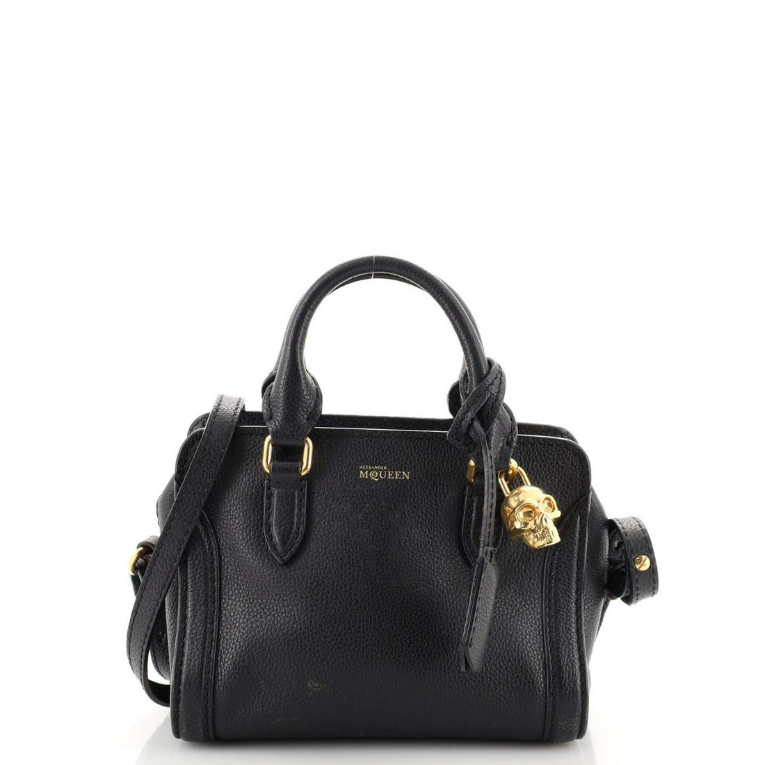 Alexander McQueen Padlock Zip Around Tote Leather Mini (1 of 8)
