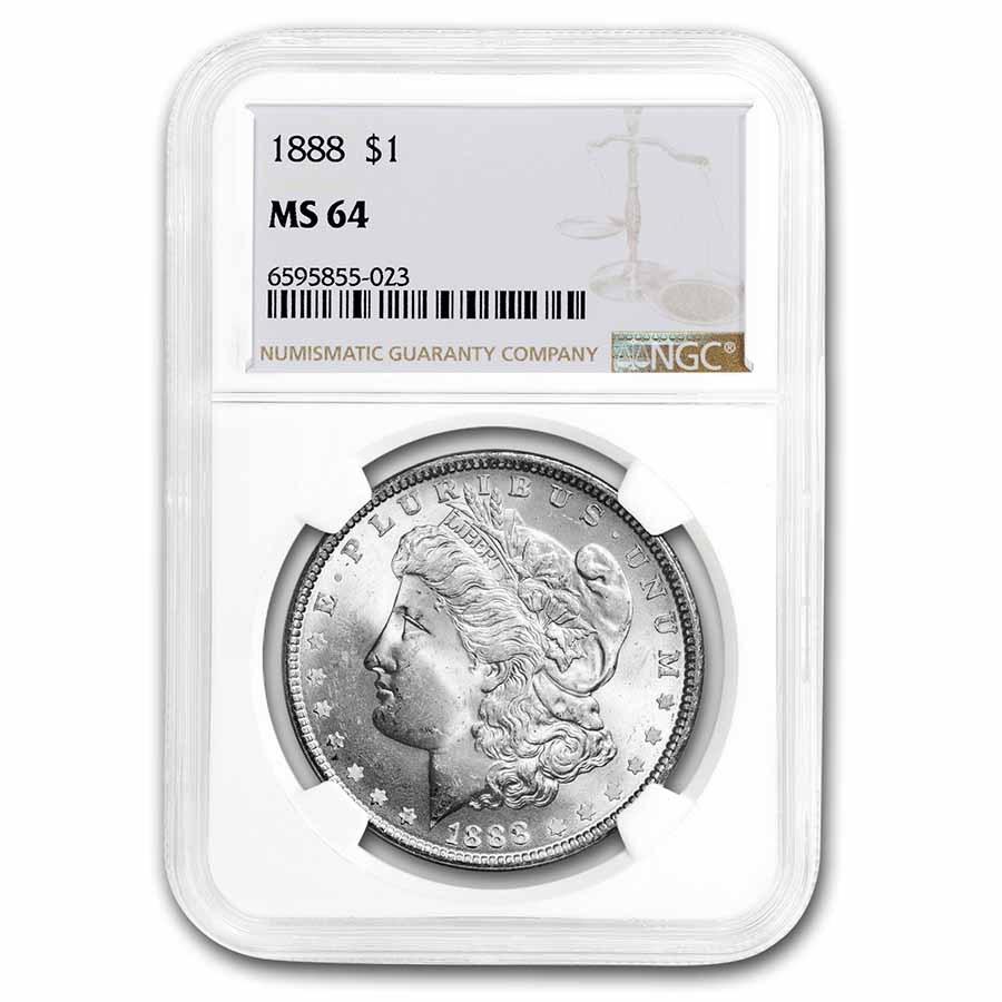 1888 Morgan Dollar MS-64 NGC (1 of 3)