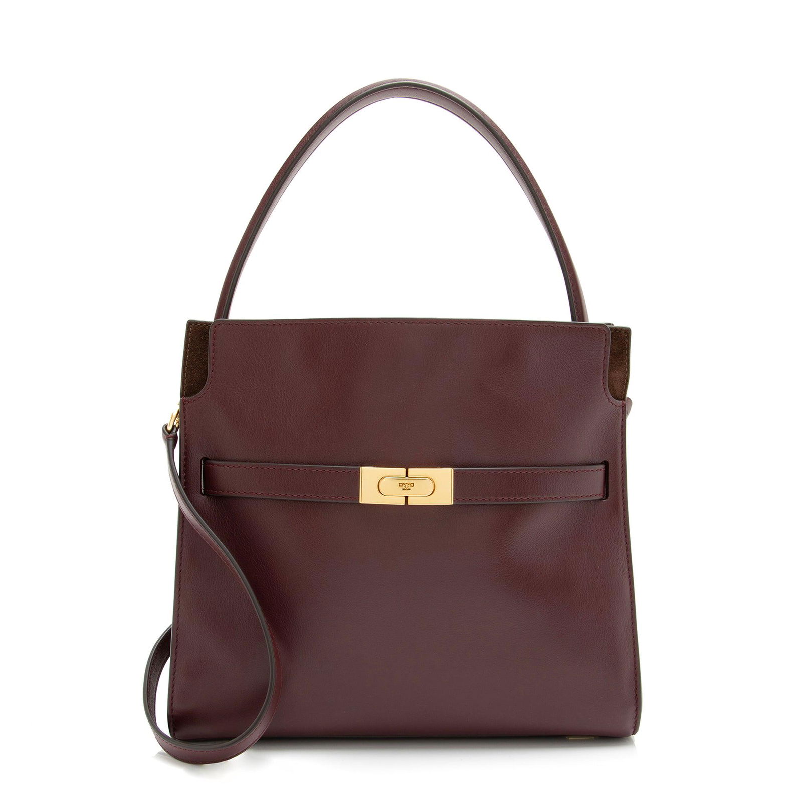Tory Burch Leather Lee Radziwill Small Double Satchel (1 of 10)