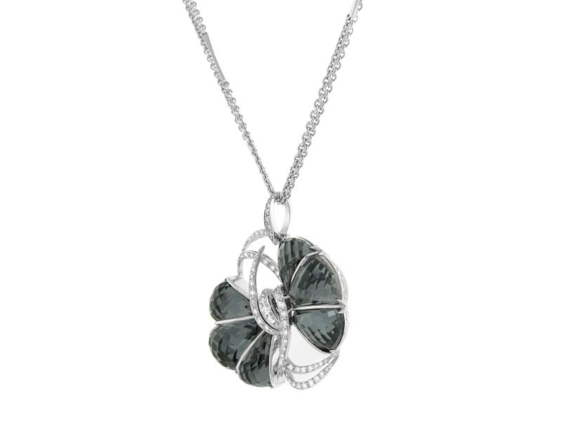 Stephen Webster 18k White Gold 1.07 Cttw Diamonds Quartz Pendant Ledies Necklace: Stephen Webster 18k White Gold 1.07 Cttw Diamonds Quartz Pendant Ledies Necklace Product Code: 154023125235-E Condition: Pre-Owned Model: 154023125235-E Size and Fit: Length: Necklace: 918.8") / 9.4",