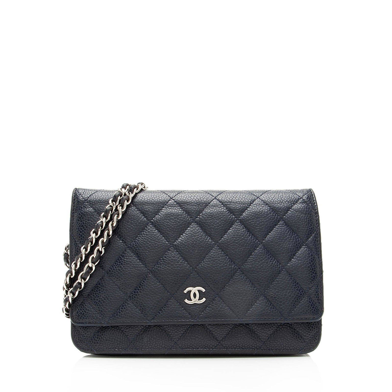 Chanel Caviar Leather Classic Wallet on Chain Bag (1 of 10)