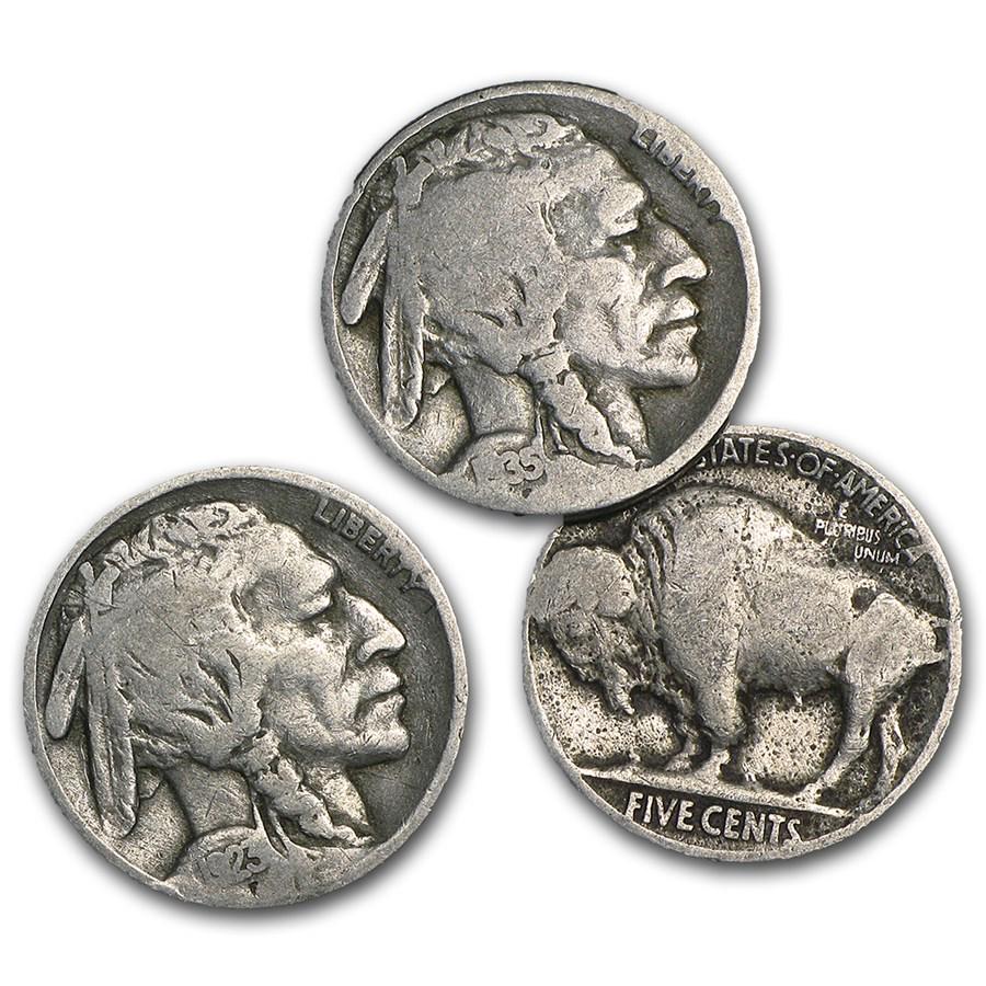 1913-1938 Buffalo Nickels (Partial Dates) (1 of 3)