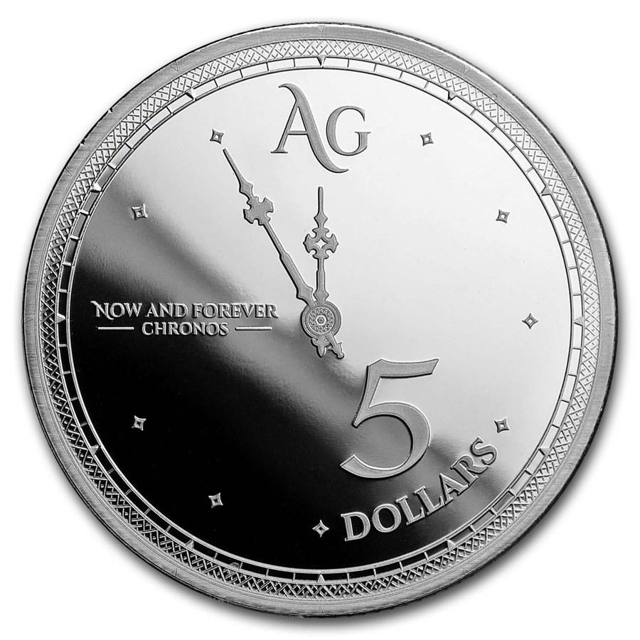 2019 Tokelau 1 oz Silver $5 Chronos (Prooflike) (1 of 3)
