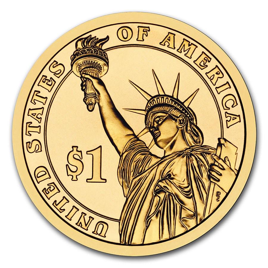 2009-P William Harrison Presidential Dollar BU: 2009-P William Harrison Presidential Dollar BU SKU: 50161 Year: 2009 Grade: Brilliant Unc Grade Service: None Denomination: $1.00 Mint Mark: P - Philadelphia Metal Content: 0 troy oz