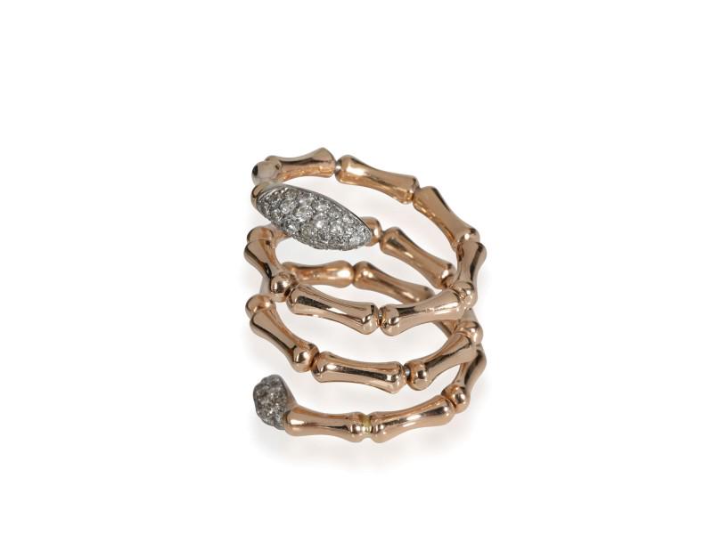 Chimento bamboo Diamond Fashion Ring in 18k Yellow Gold: Chimento bamboo Diamond Fashion Ring in 18k Yellow Gold Product Code: 266082270253-E Brand: Chimento Condition: Pre-Owned Metal: Rose Gold Stone: DIAMOND Model: 266082270253-E