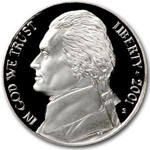 2001-S Jefferson Nickel Gem Proof (1 of 2)