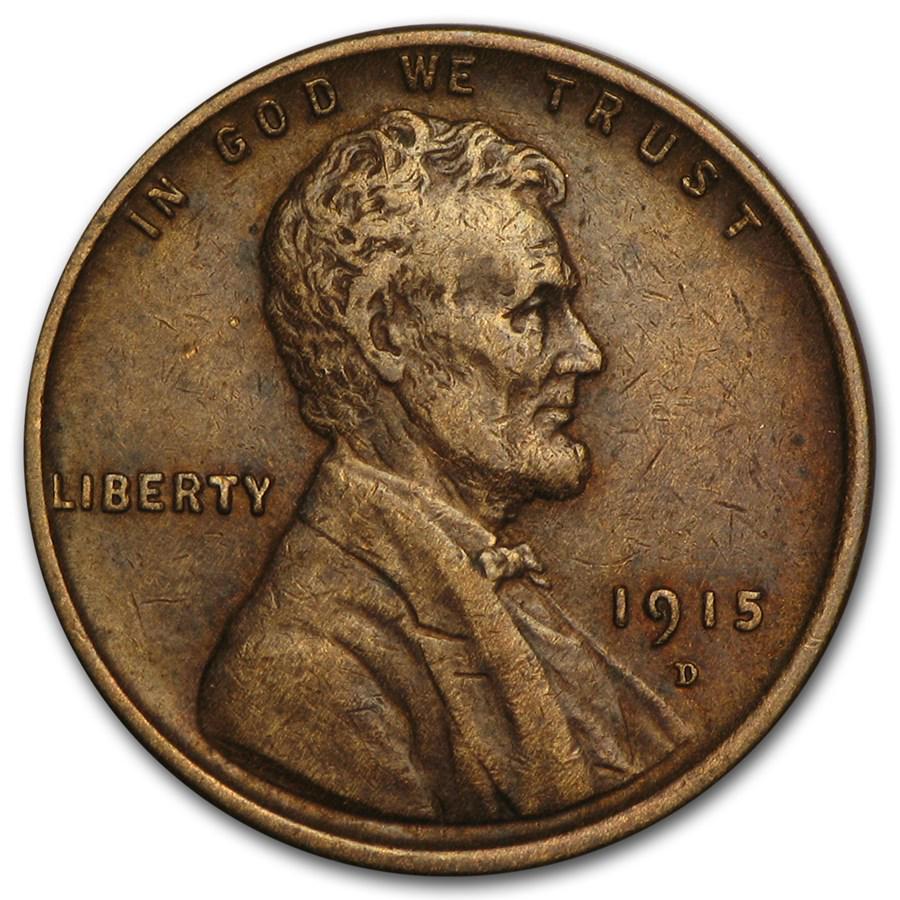 1915-D Lincoln Cent XF (1 of 2)