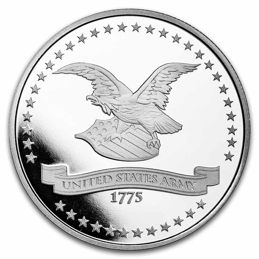 1 oz Silver Round - U.S. Army Vintage (1 of 4)