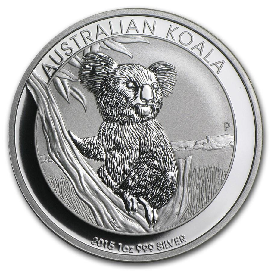 2015 Australia 1 oz Silver Koala BU (1 of 3)