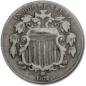 1872 Shield Nickel Fine (1 of 2)