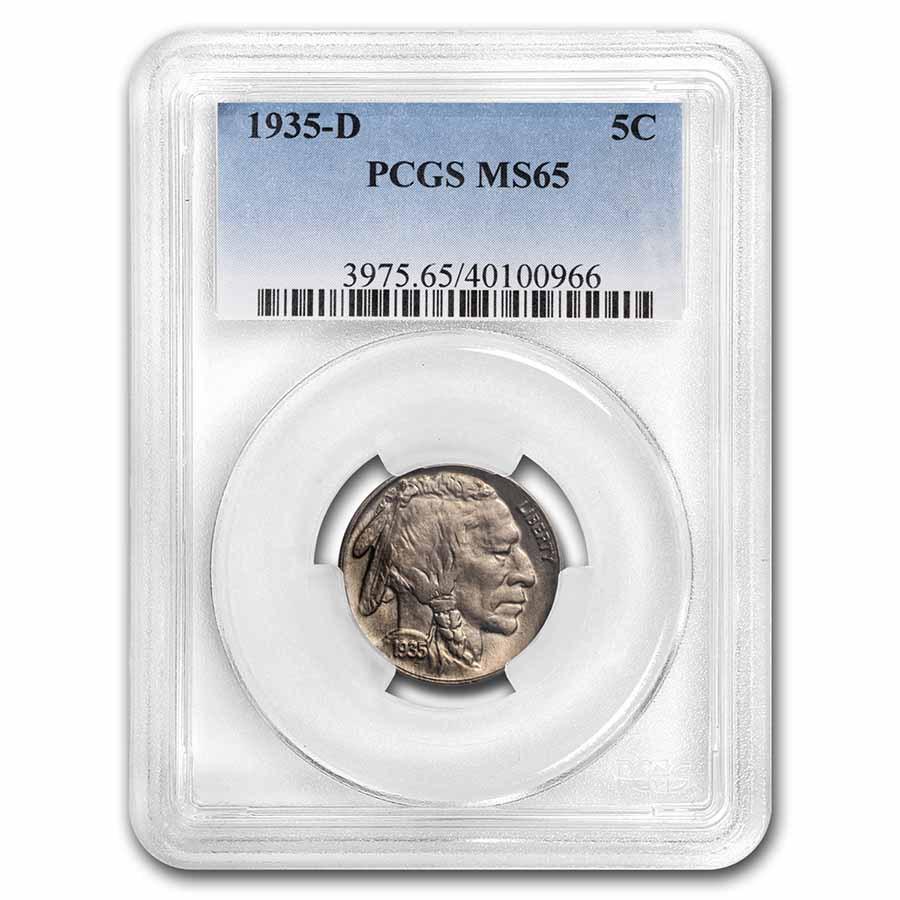 1935-D Buffalo Nickel MS-65 PCGS (1 of 3)