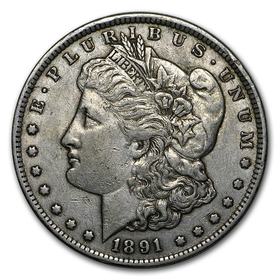 1891-CC Morgan Dollar XF (1 of 2)