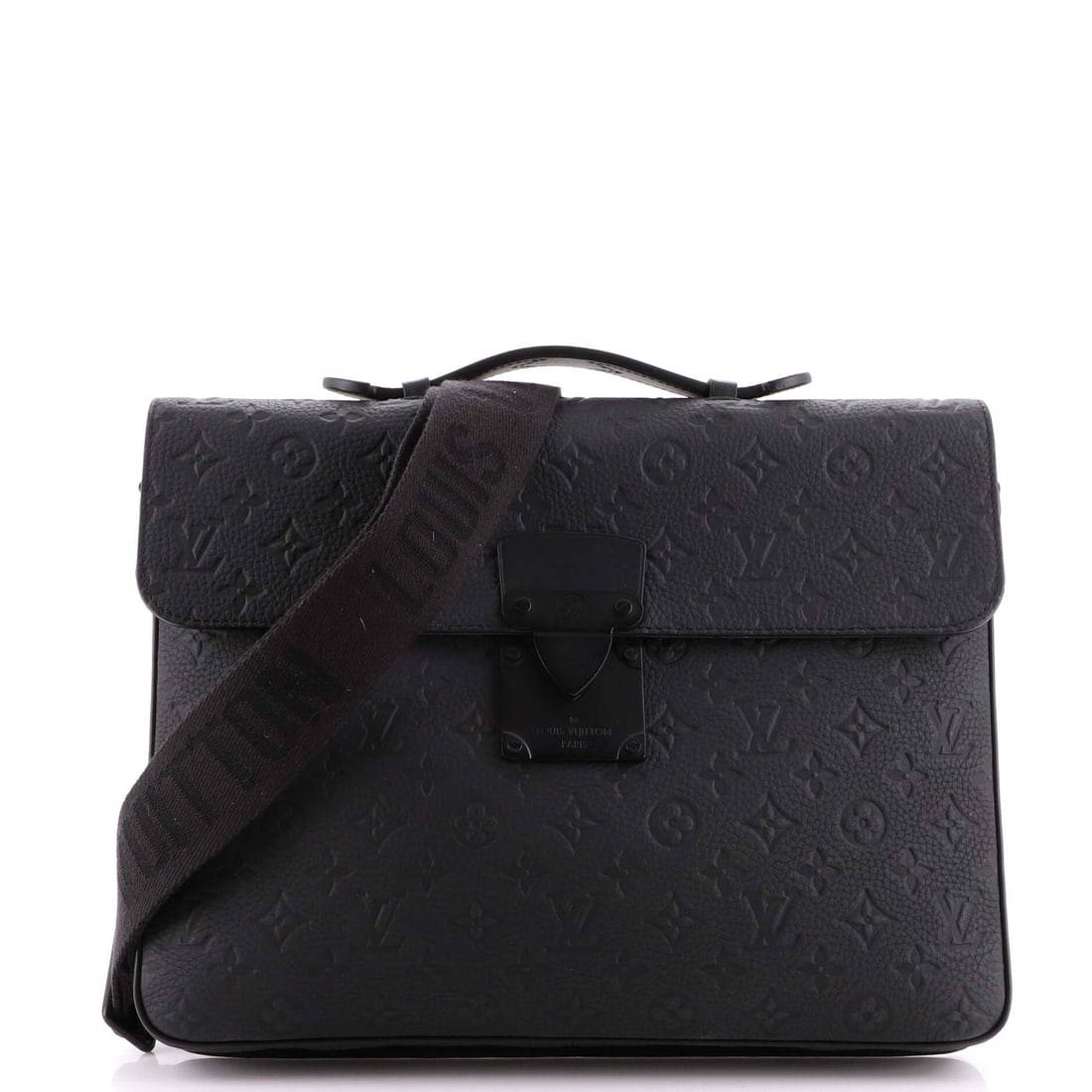 Louis Vuitton S Lock Briefcase Monogram Taurillon Leather Auction