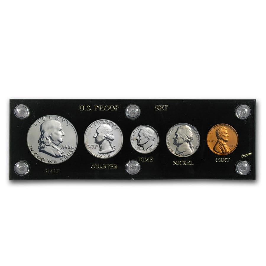 1958 U.S. Proof Set (Hard Plastic Holder) (1 of 2)