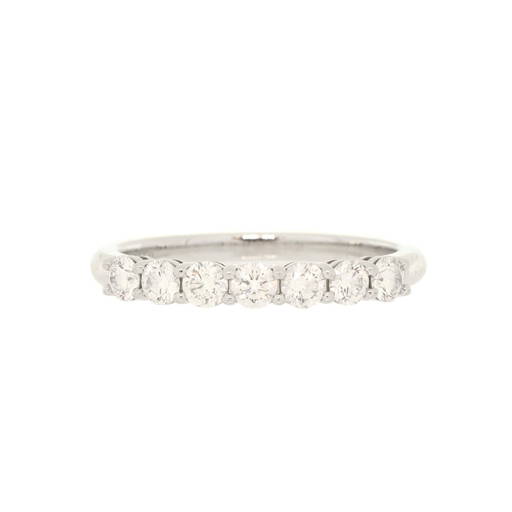 Tiffany & Co. Forever Band Ring Platinum With Diamonds
