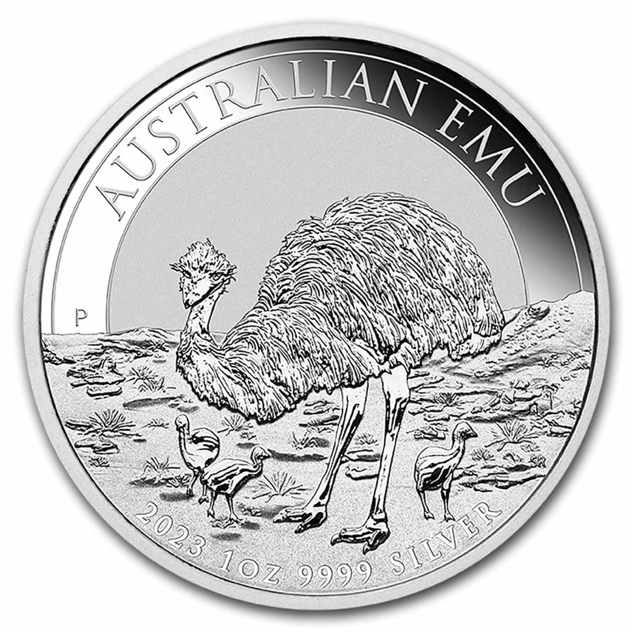 2023 Australia 1 oz Silver Emu BU (1 of 3)