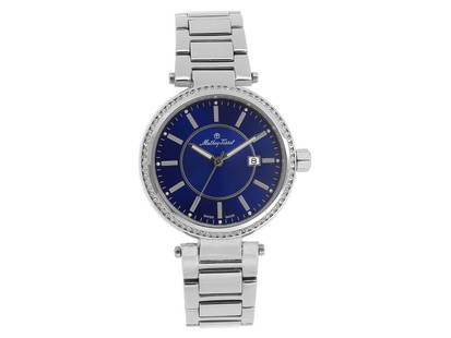 Mathey Tissot womens Classic: Mathey Tissot womens Classic Product Code: H610ABU-39B2A Brand: Mathey Tissot Condition: Never Worn Stainless steel case, Stainless steel bracelet, Blue dial, Quartz movement,Scratch resistant mineral