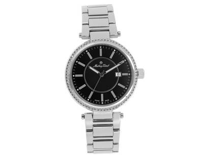 Mathey Tissot womens Classic: Mathey Tissot womens Classic Product Code: H610AN-39B2A Brand: Mathey Tissot Condition: Never Worn Stainless steel case, Stainless steel bracelet, Black dial, Quartz movement,Scratch resistant mineral