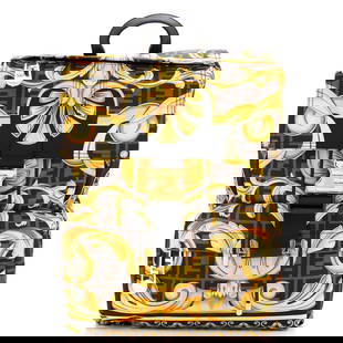 Fendi x Versace Fendace Fendiness Backpack Printed Zucca Nylon Medium: Fendi x Versace Fendace Fendiness Backpack Printed Zucca Nylon Medium Exterior Color: Print Interior Color: Black Exterior Material: Nylon Interior Material: Nylon Hardware Color: Gold Accessories