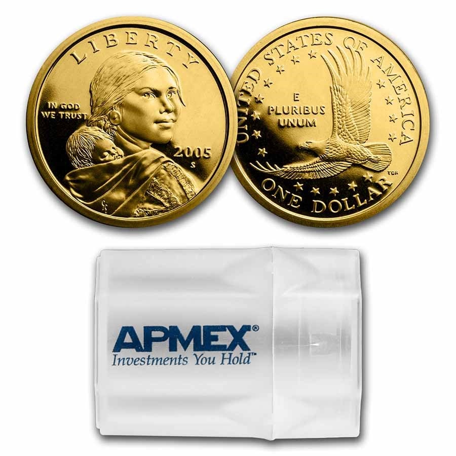 2005-S Sacagawea Dollar 20-Coin Roll Proof (1 of 3)